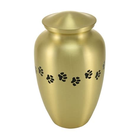 Classic Paw Brass Urn Radiant Heart After Care For Pets