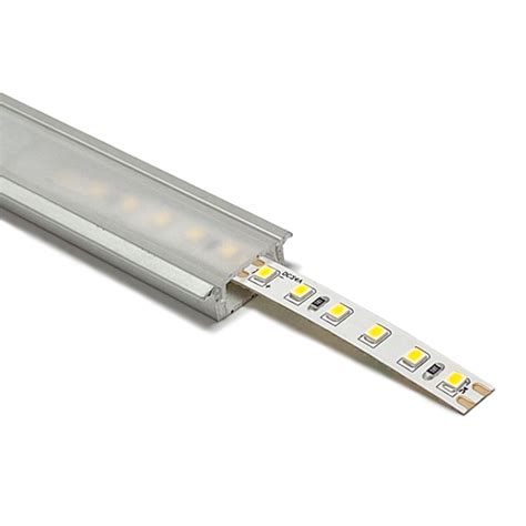 Calha Abas Para Fita Led Difusor Fosco Para Embutir Leds