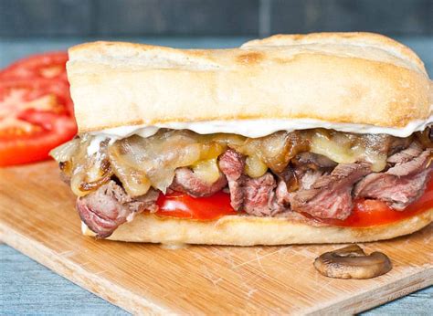 Grilled Flank Steak Sandwich With Caramelized Onions Neighborfood