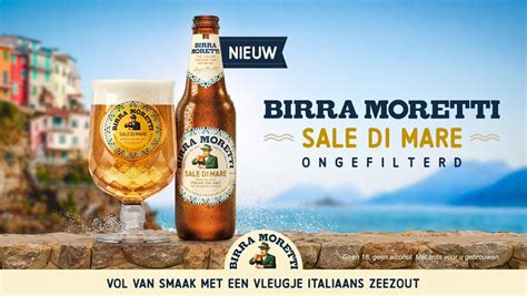 Birra Moretti Introduceert Sale Di Mare Met Een Snufje Italiaans