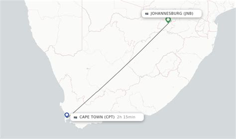 Direct Non Stop Flights From Johannesburg To Cape Town Schedules