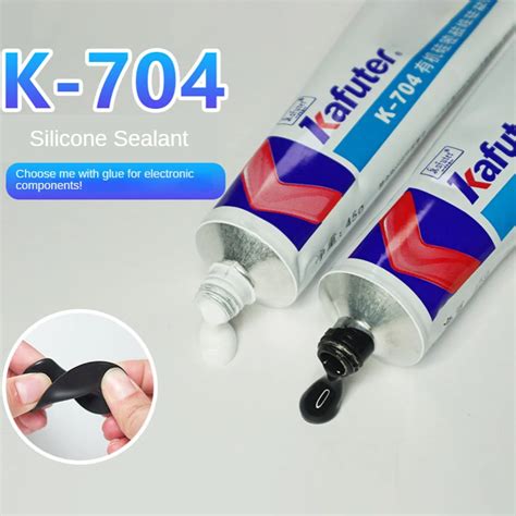 704 Fixed High Temperature Resistant Silicone Rubber Electronic Sealant Sealing Glue Waterproof