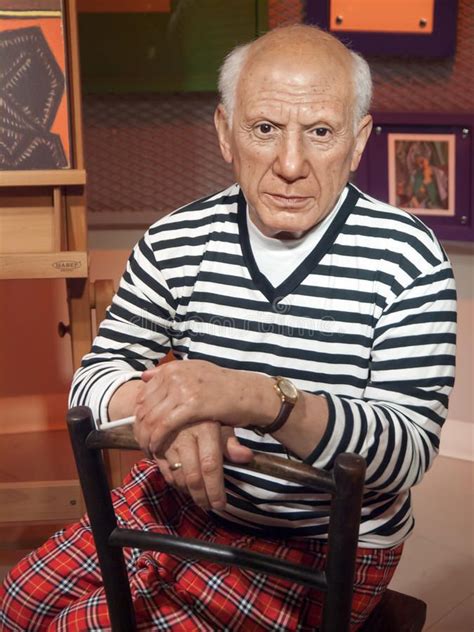 Pablo Picasso Wax Statue At The Famous Madame Tussaud S Museum In