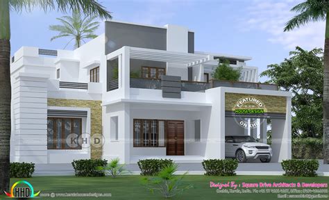 2400 sq-ft modern 4 BHK contemporary house - Kerala Home Design and ...