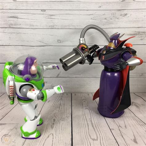 Toy Story Disney Emperor Zurg & Buzz Lightyear Talking Action Figures ...