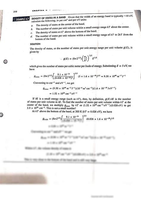 Solution Solved Examples Density Of States In A Band And Total Number