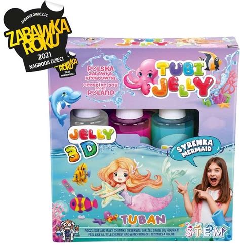 Tuban Tubi Jelly Set Met 3 Kleuren Mermaid Speelgoedwinkel Lazy Lama