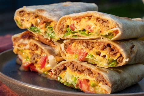 Beef And Bean Burrito Recette Magazine