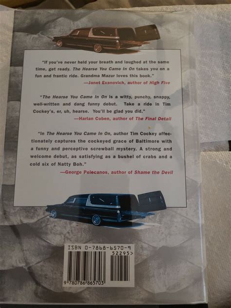 The Hearse You Came In On By Tim Cockey EBay