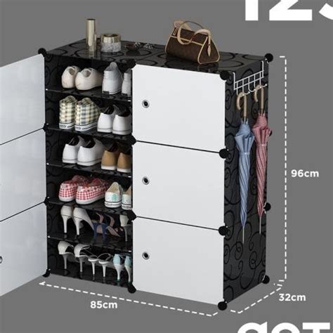 Jual Goto Sora Rak Lemari Sepatu Tingkat Shoe Rack Susun Portable