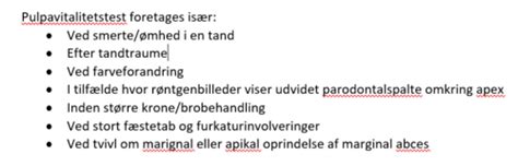 Vejledning Praktisk udførelse af vitalitetstest INP modul 5 Flashcards