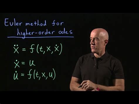 Euler Method For Higher Order Odes Lecture Differential