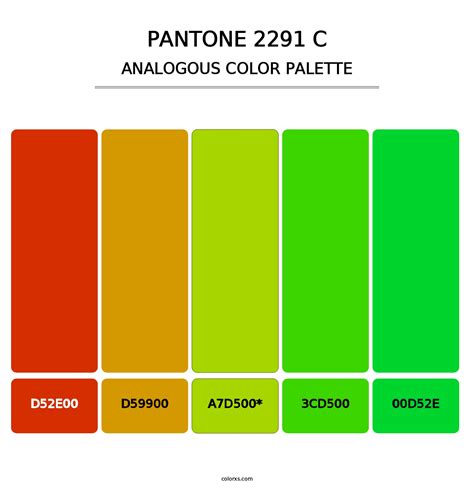 PANTONE 2291 C color palettes - colorxs.com