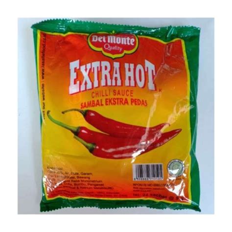 Jual Delmonte Extra Hot Sauce Sachet Gr X Pcs Di Seller Kiko Mart Kiko Mart Kota