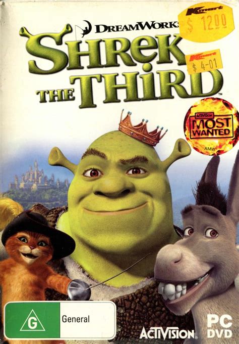 Shrek The Third Cover Or Packaging Material Mobygames