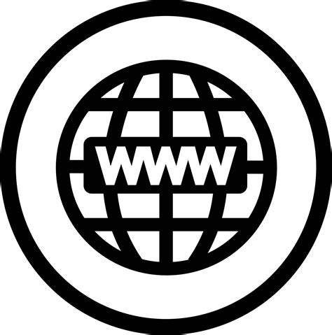 Diseño De Símbolo De Signo De Icono De World Wide Web 10146770 Png