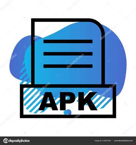 Vector Apk File Icon Stock Vector By Vectorvalley 416937202