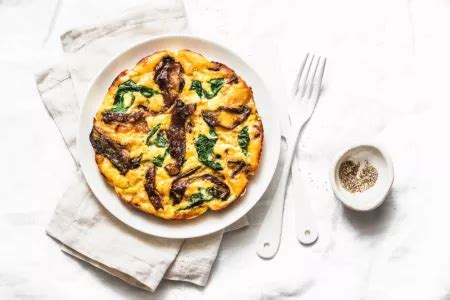 Recette Frittata Aux Pinards Et Champignons Facile Mes Recettes Faciles