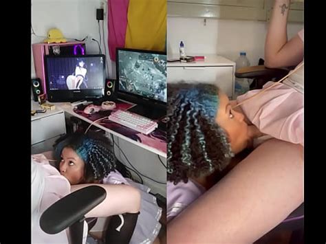 Trans Girl Getting A Blowjob While Playing Games XVIDEOS