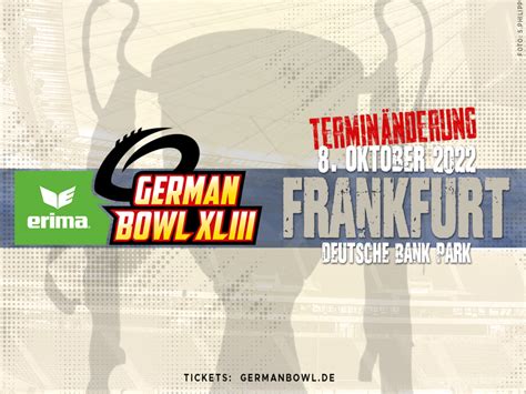 German Bowl Xliv 14 Oktober 2023 Frankfurt Am Main Deutsche Bank