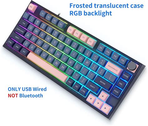 Molgria Skyloong Gk Key Rgb Backlit Gaming Keyboard With Dark Blue