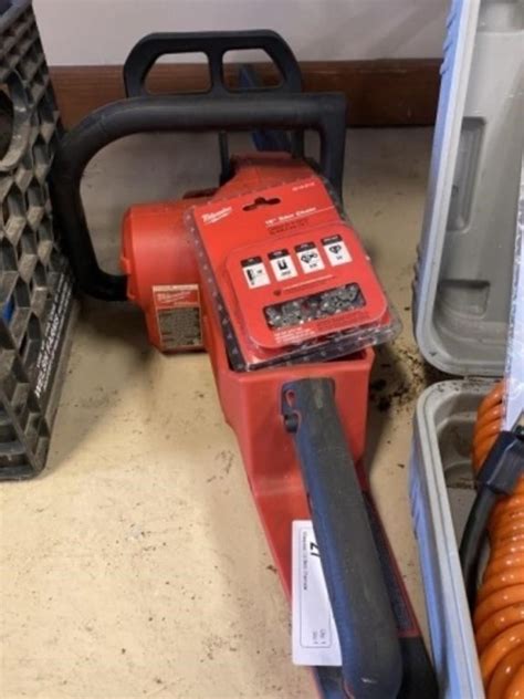 Milwaukee Cordless Chainsaw | Live and Online Auctions on HiBid.com