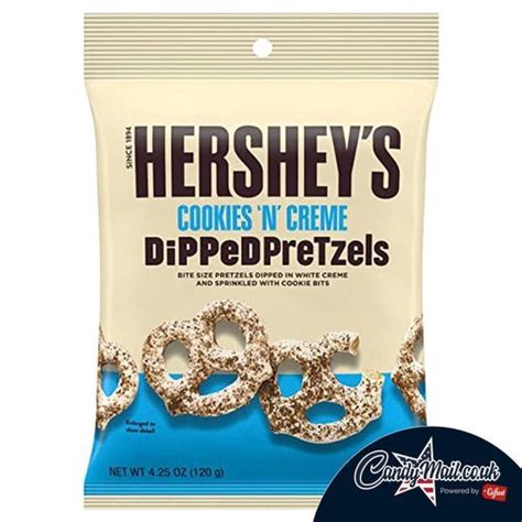 Hersheys Cookies N Creme Dipped Pretzels 120g Candy Mail Uk