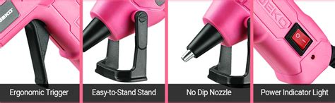 Amazon Mini Hot Glue Gun KitDEKOPRO Watt High Temp Glue Guns