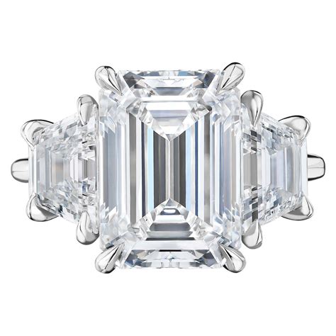 Cartier Emerald Cut Diamond Gold Ring 503 Carat Gia Certified At 1stdibs Cartier Emerald Cut