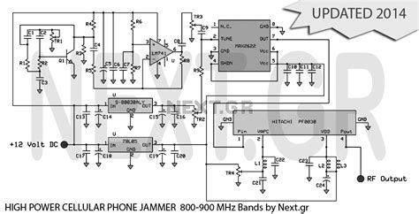 Mobile Jammer Circuit Diagram And Components Mobile Jammer C