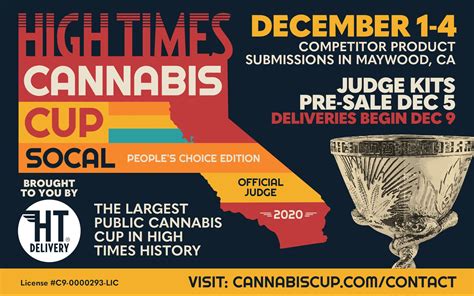 Cannabis Cup: People’s Choice Edition Headed To Southern California ...