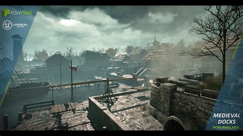 Medieval Docks by PolyPixel in Environments - UE4 Marketplace