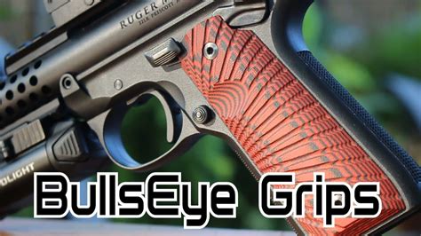 Bullseye G10 Grips Ruger Mark Iv 2245 Lite Youtube