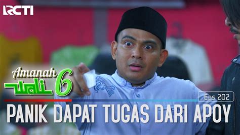 Wan Faruq Panik Dapat Tugas Dari Apoy Amanah Wali 6 YouTube