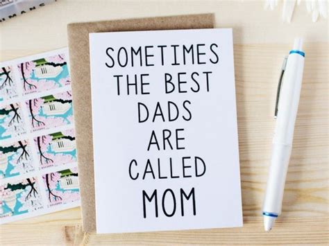 Funny Fathers Day Card For Single Moms Sometimes The