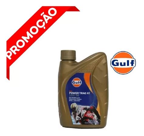 Óleo Gulf 15w50 Power Trac 100 Sintético Premium Motos 4t Frete grátis