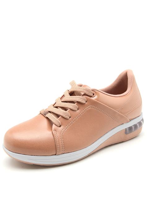 Casual Tênis Modare Liso Nude Compre Agora Dafiti Brasil