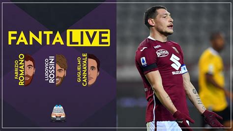 Fantalive Talk Febbraio Torino Sassuolo A Rischio Belotti Il