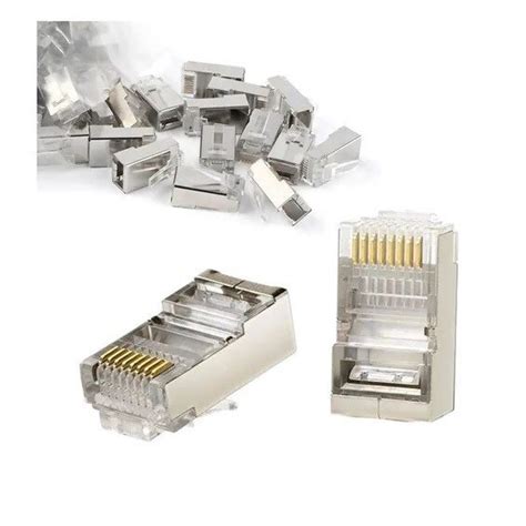 Mufa RJ45 UTP FTP Cat 5E Ecranata Carcasa PVC Ecranaj Metalic 8 Pini