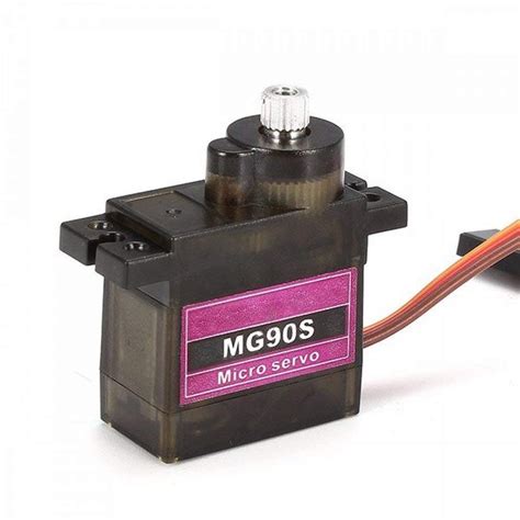 Mg S Mini Metal Geared Micro Servo Motor Degree Rotation