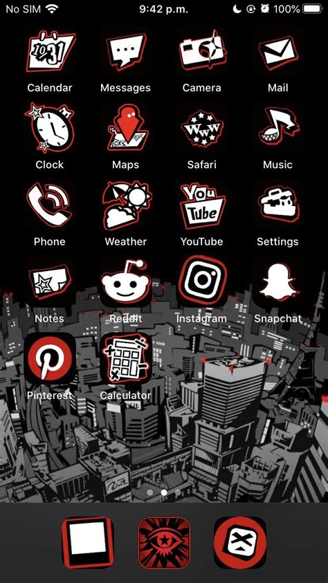 My Persona 5 Homescreen Rpersona5