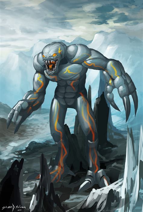 Ice Demon By Shane D Solomon On Deviantart