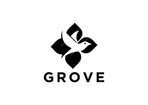 Premium Vector Grove Logo Design Vector Illustration