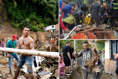 Colombia landslide kills at least 14 and injures 35