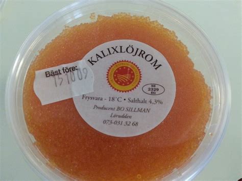 Шведский деликатес икра ряпушки - löjrom. В Реке Каlix ловят ряпушку, и ...