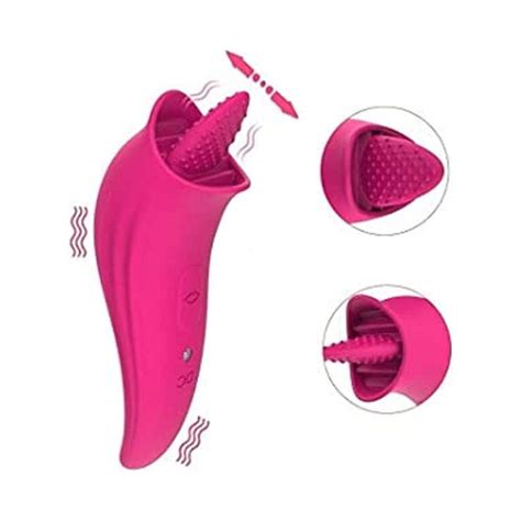Ergonomics Clitoral Licking Rose Vibrator For Women Sex Toys For Women Tongue Vibrator Rose Toy