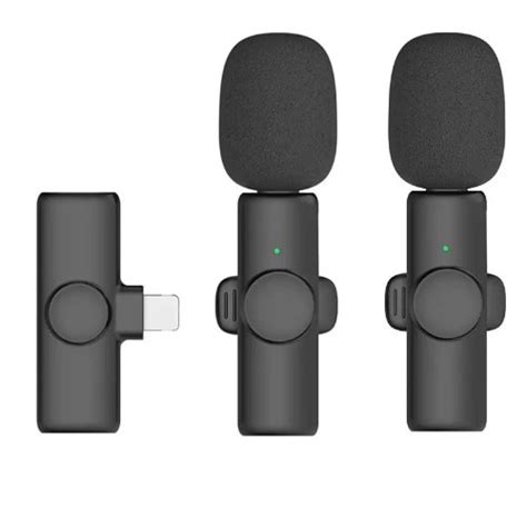 Wireless Microphone For iPhone - 2 Microphones And 1 iPhone Wireless ...