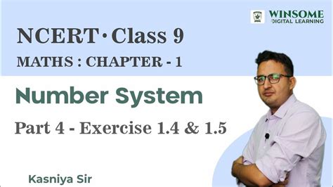 Class 9 Math Chapter 1 Number System Math Class 9 Exercise 1 4