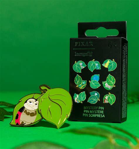 Loungefly Disney A Bugs Life Characters Sliding Leaf Mystery Box Pin