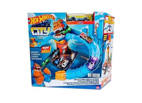 Brinquedo Pista Hot Wheels City Nemesis Ataque Do Gorila Veiculo Em Promo O No Buscap